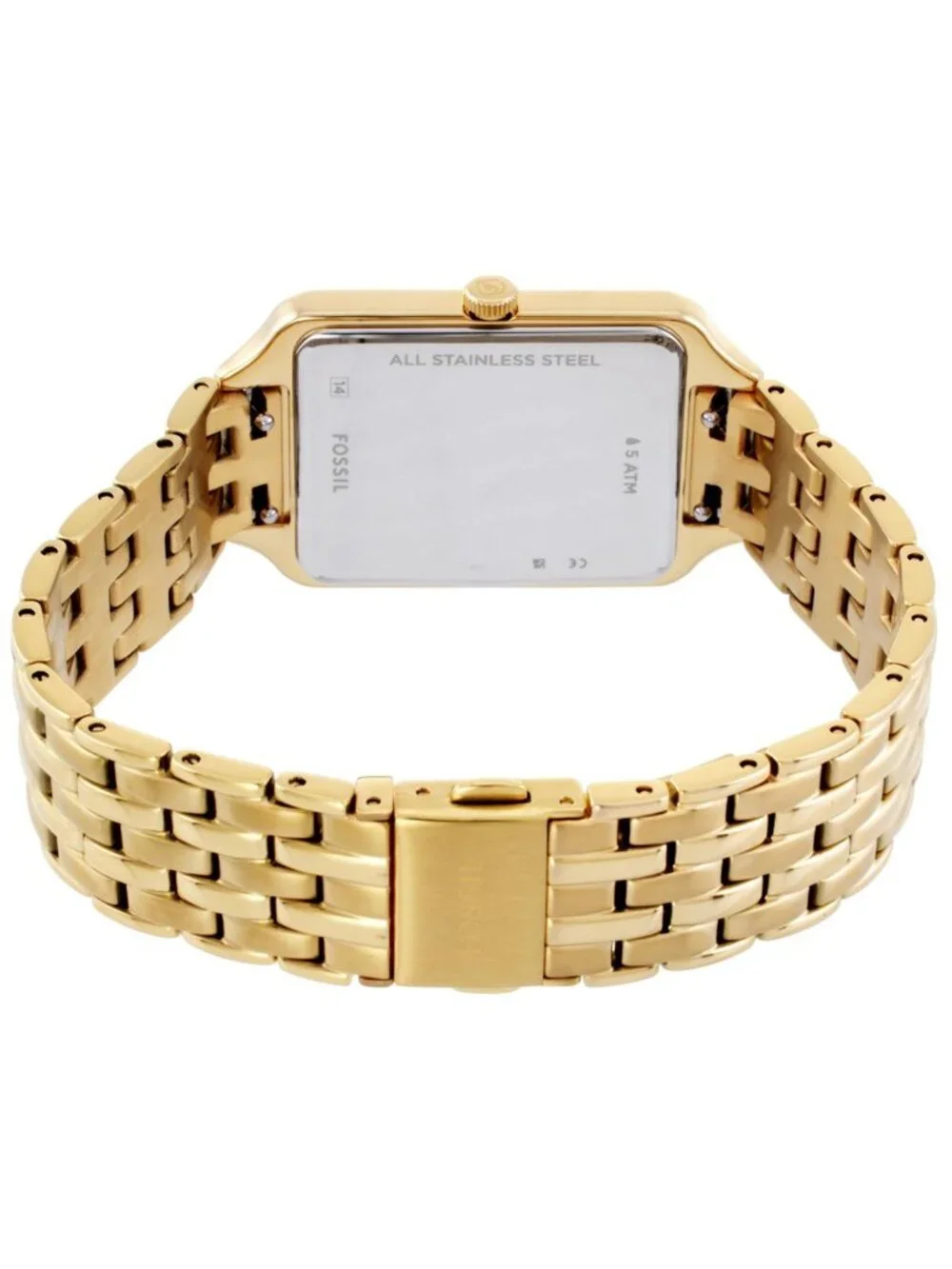 NWT Fossil Raquel Quartz White Mother of Pearl Dial Ladies Watch